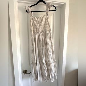 Smocked maxi dress from Loft